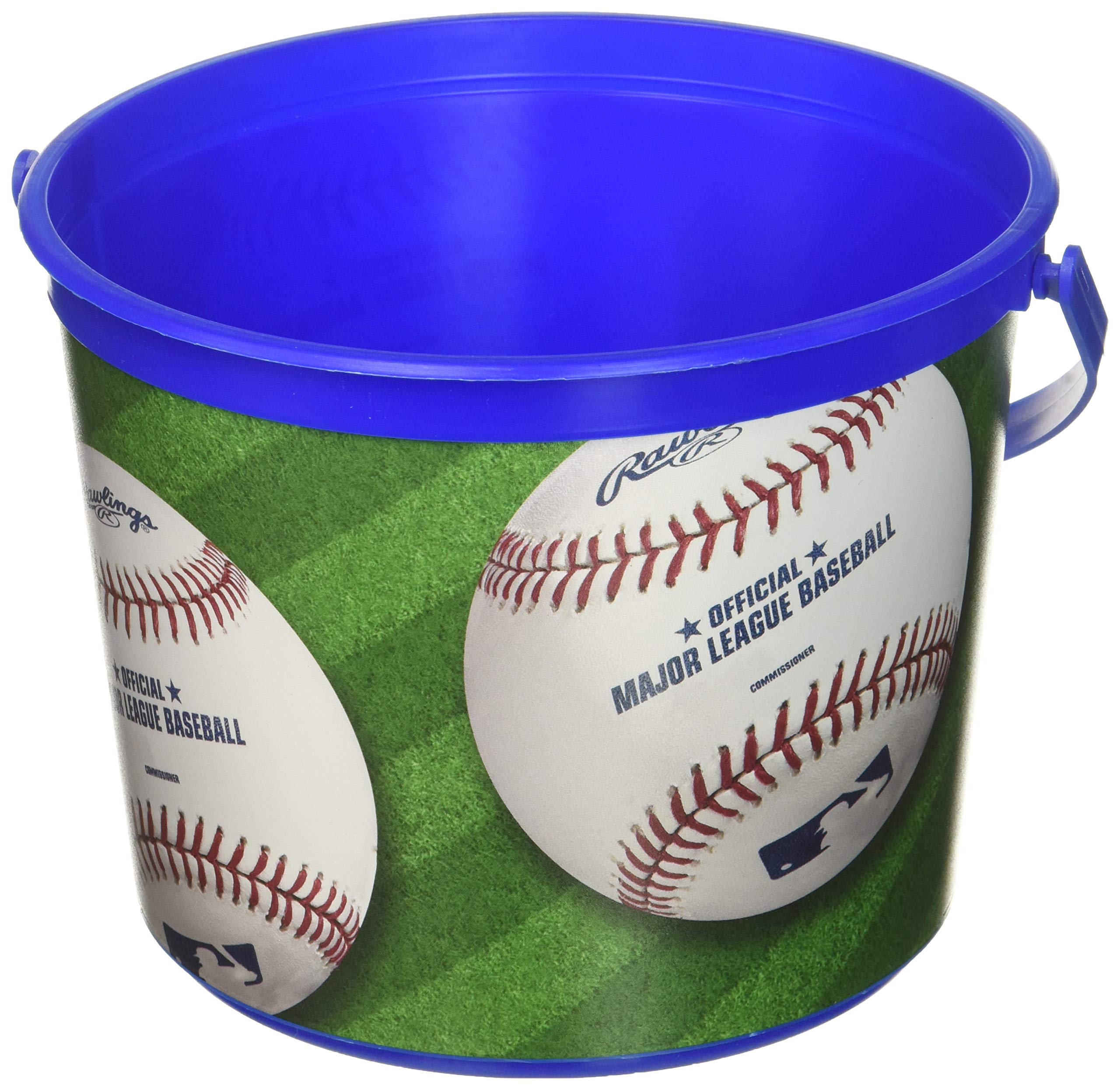 Ultimate Rawlings Plastic Baseball Party Favor Buckets - 4.5" x 6.25" (1 Pc.) - Sturdy & Stylish Material - Perfect Size for Treats & Goodies