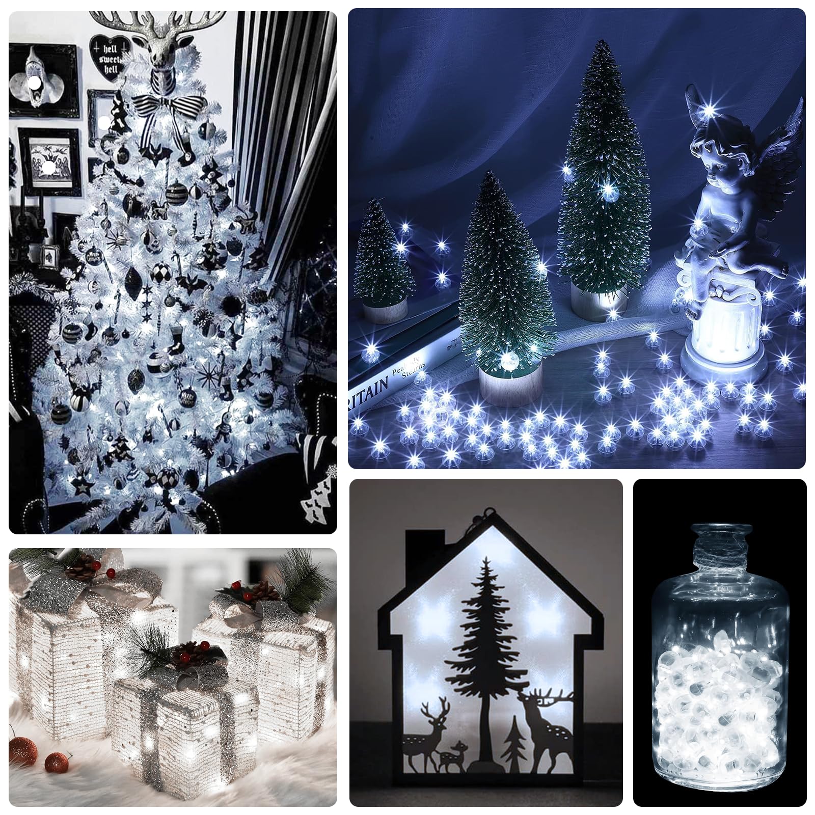 Phyooest 50 Pezzi Mini LED a Palloncino Luci, Mini Lampada a LED