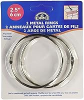 Algopix Similar Product 3 - DMC Metal Rings 2.5", 2/Pkg