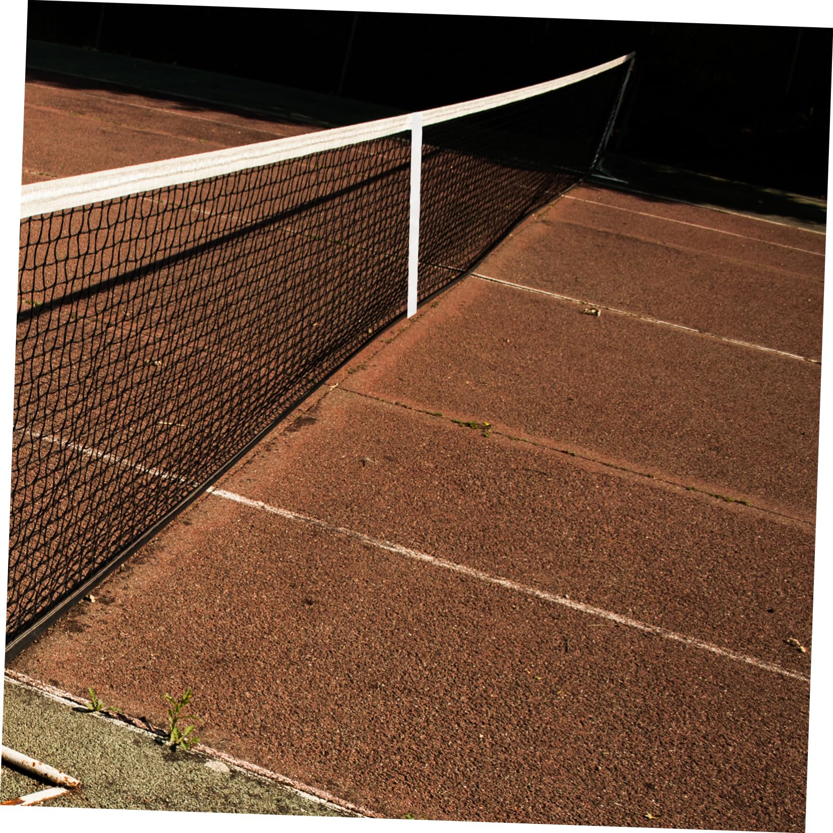HEMOTON Centrale della Rete da Tennis Corda Centro Maniglia Regolabile Portatile Cinghie Conveniente Giallo Netto Cinghia da Tennis Nylon Bianca