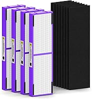 Vista 10 de Paquete de 2 filtros de repuesto HEPA FLT4825 B compatibles con purificador de aire Guardian AC4825 AC4300 AC4800 AC4900 AC4850, paquete de 2