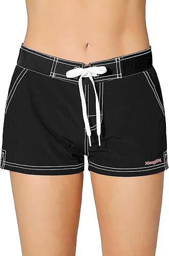 Traje de baño para mujer de secado rápido, shorts con forro interior suave.
