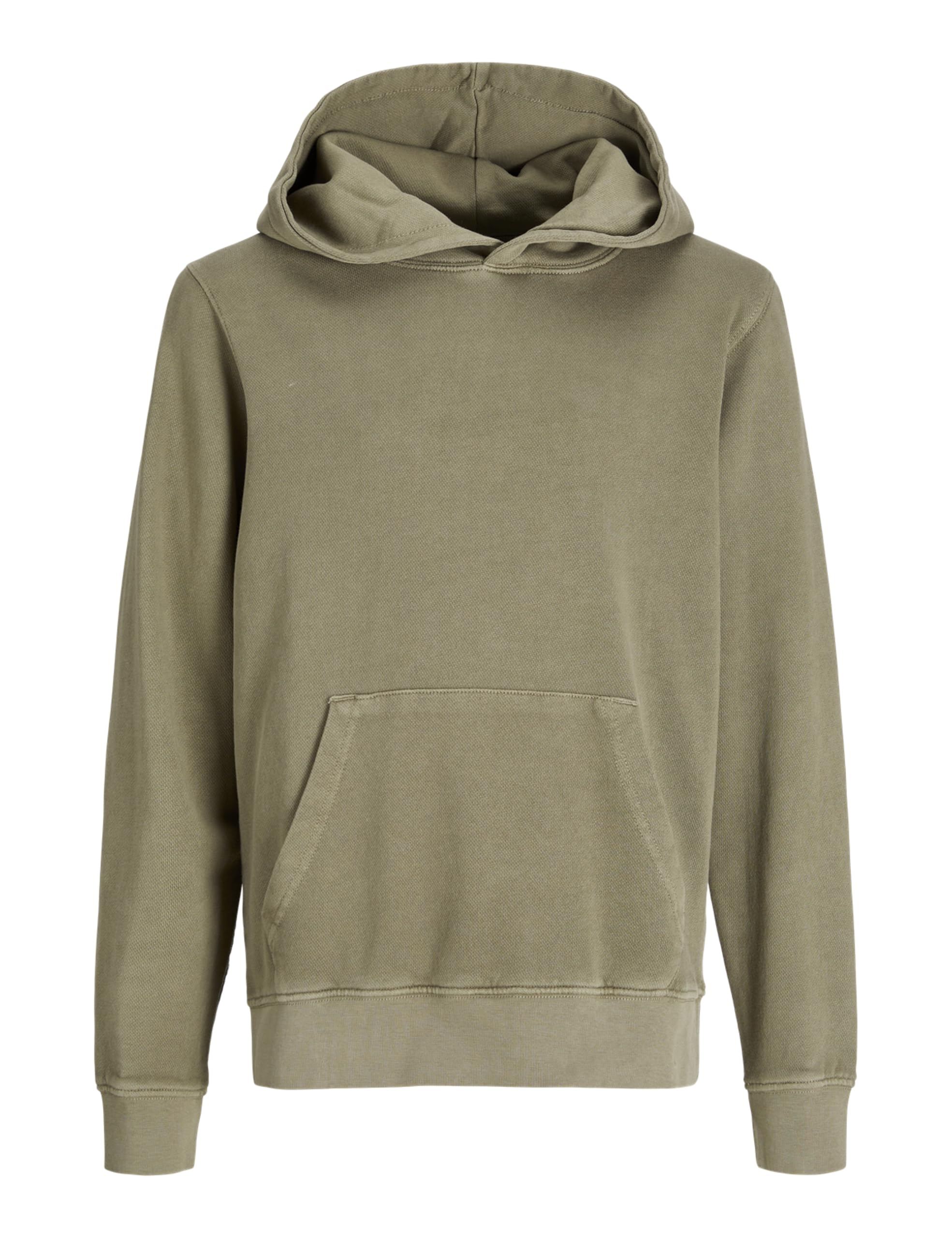 JACK & JONES Junior Jjecharge Faded Sweat Hood Sn Jnr, Silver Sage, 128