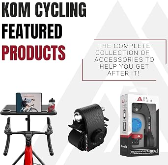 KOM Cycling Bicycle Watch Mount from Garmin Forerunner Bicycle Mount Kit - Designed for Garmin Forerunner Watch Series and Other Watches