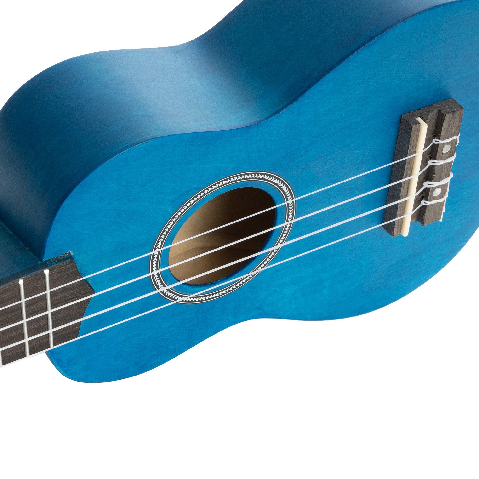 CASCHA Sopran Ukulele Set Niederländisch - für Kinder & Erwachsene I Starter Kit mit 3 Plektren Tasche holländisches Lehrbuch mit DVD Stimmgerät I Aquila Saiten Nylon I Kleine Hawaii Gitarre Blau