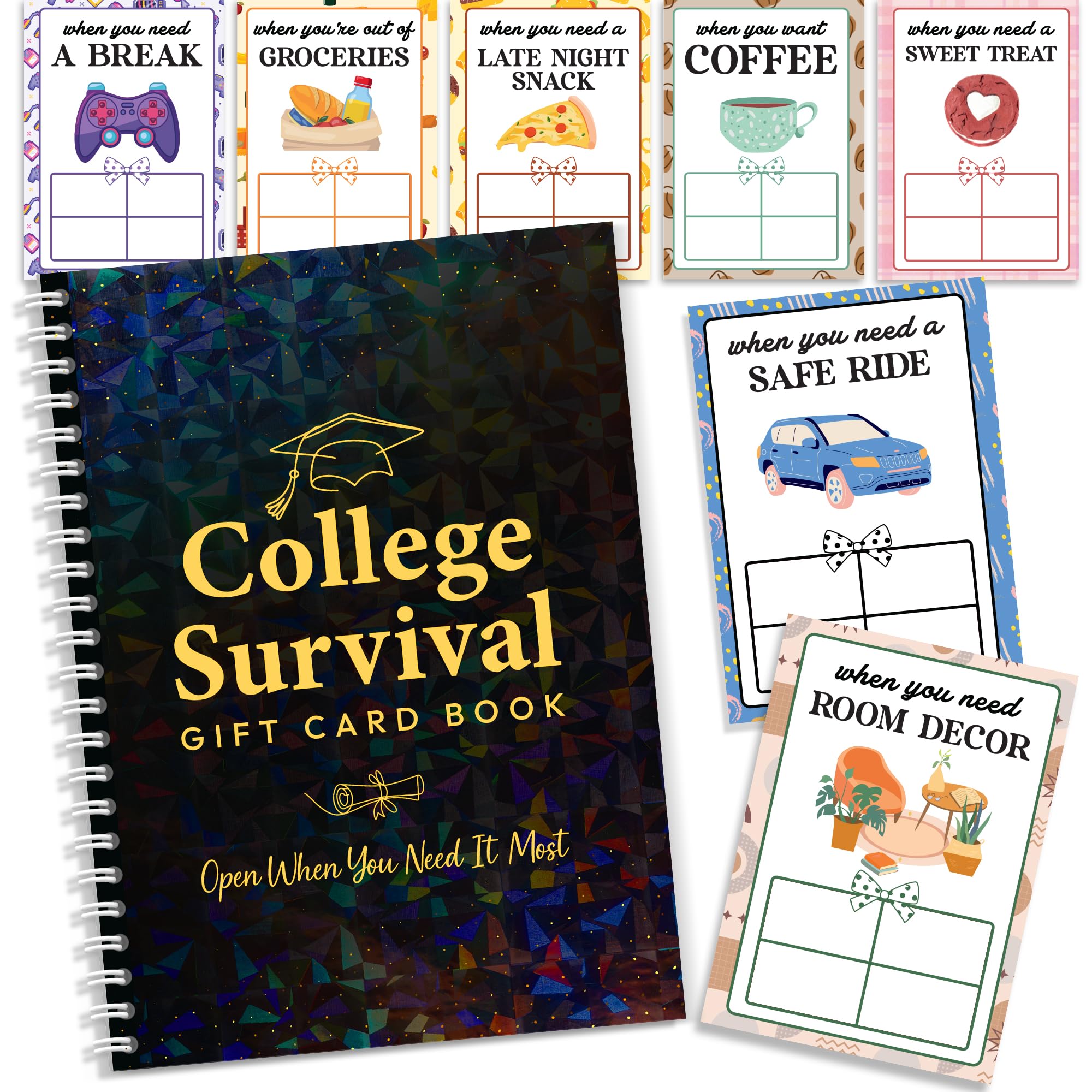 College Survival Kit Gift Card Book, Gift Card Book for College Student