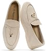 Project Cloud Zapatos de Mujer 100% Cuero Genuino - Mocasines Ligeros para Mujer con Espuma Viscoelástica y Plantilla de Cuero - Zapatos Antideslizantes Casuales de Mujer Tipo Slip On (Iris) 1