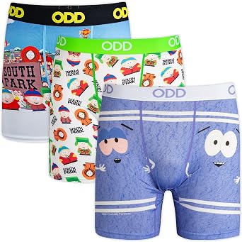 Odd Sox Cartoon Character Boxer Briefs Licensed TV, Comic & Retro Animation Underwear Mens Sizes Novelty Gift Apparel