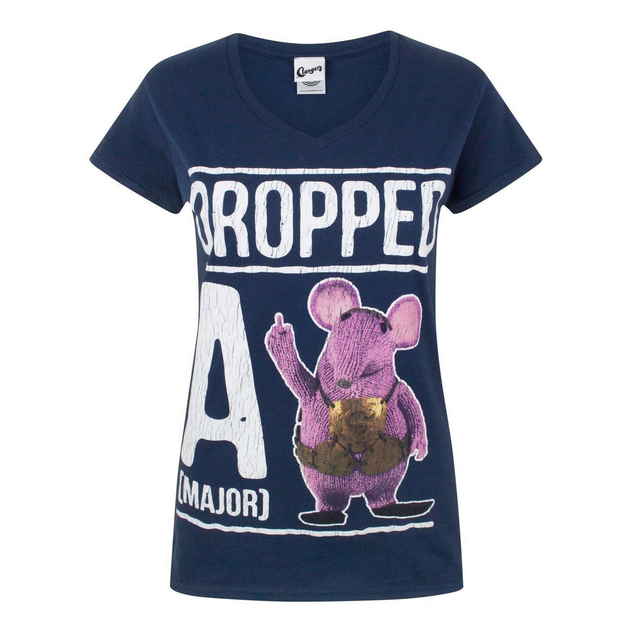 Clangers Dropped A Major Women's T-Shirt Blue