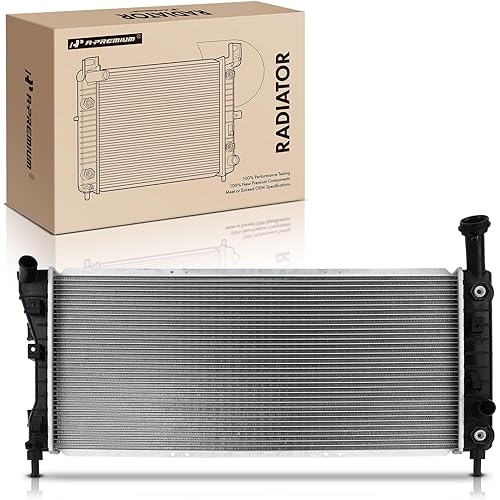 A-Premium Engine Coolant Radiator with Trans. Oil Cooler Compatible with Chevy Impala 2004-2005, Monte Carlo 2004-2005, Grand Prix 04-08 & Buick LaCrosse, Buick Allure, Auto Trans. Replace# 10324030