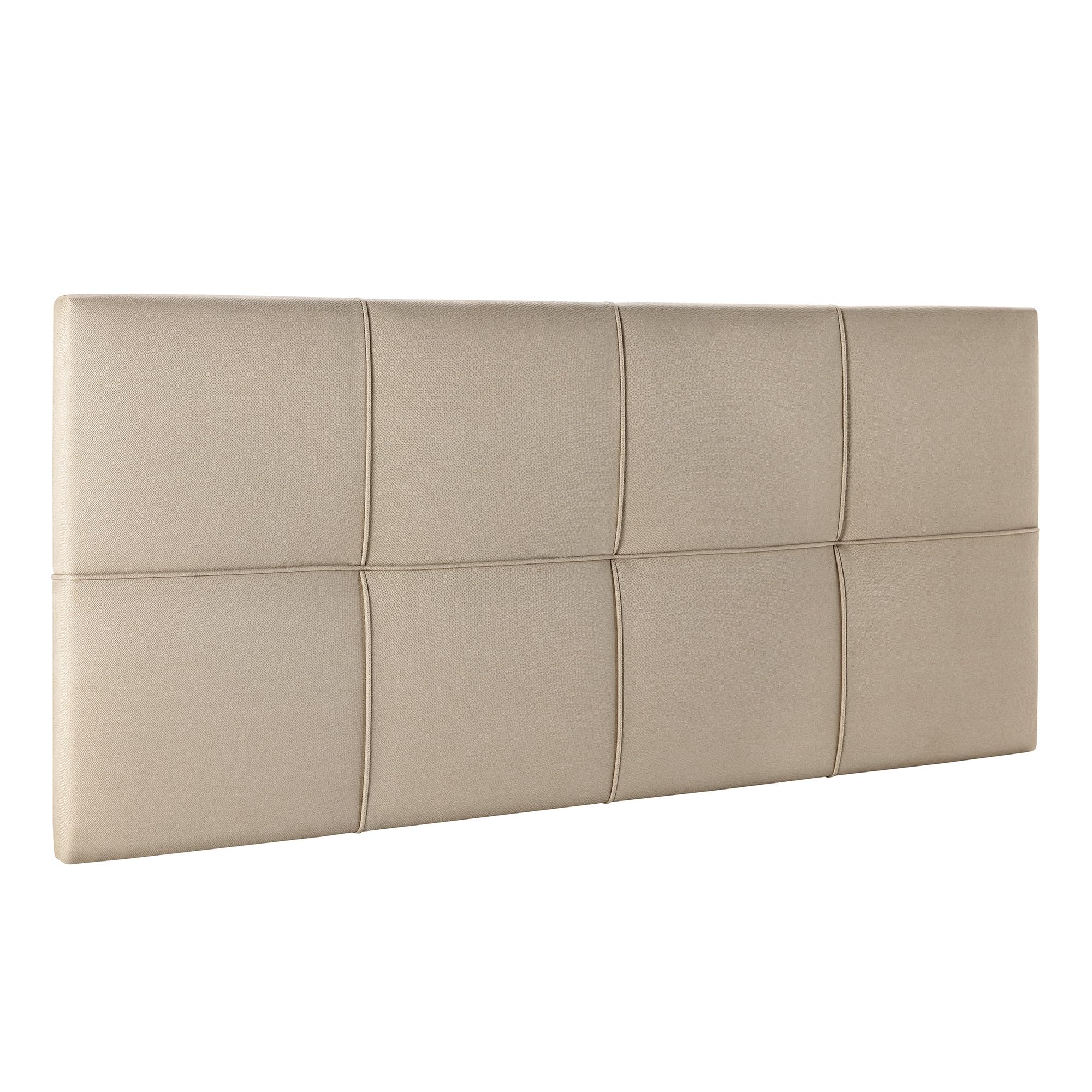 HOMN LIVING Cabecero tapizado Sicilia 150x60 cm Beige, Acolchado con Espuma, 6 cm de Grosor, Incluye herrajes para Colgar