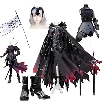 Amazon.co.jp: FGO ジャンヌオルタ コスプレ衣装 (ウィッグ 靴別売り