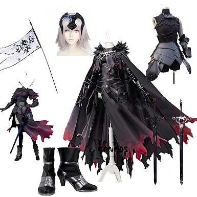 Amazon.co.jp: FGO ジャンヌオルタ コスプレ衣装 (ウィッグ 靴別売り