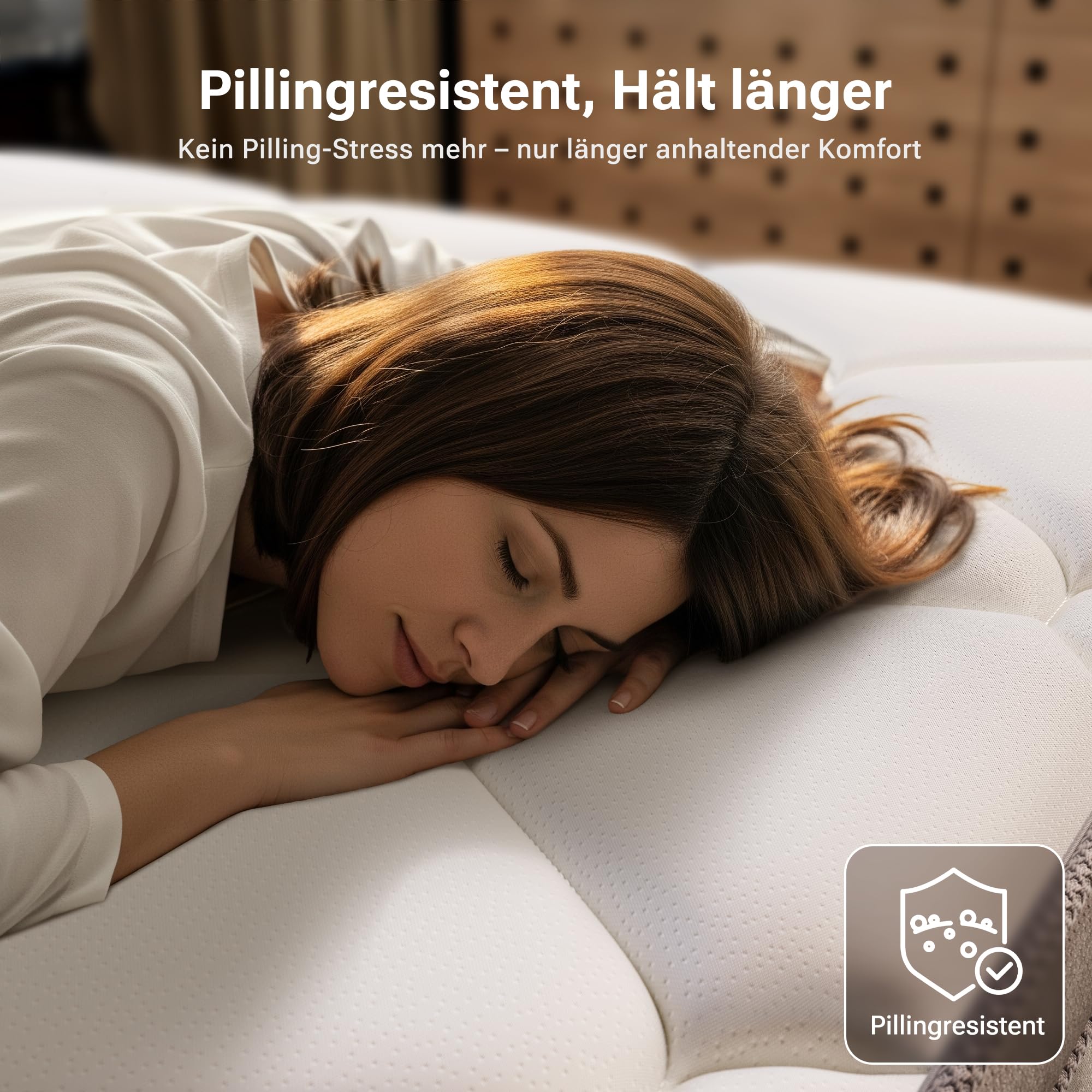 TXO Matratze 140x200cm H3, Höhe 25 cm, Pillingbeständige Taschenfederkernmatratze mit Komfortschaum, 7-Zonen-System für ergonomische Rückenlage, Oeko-TEX & CertiPUR-US Zertifiziert