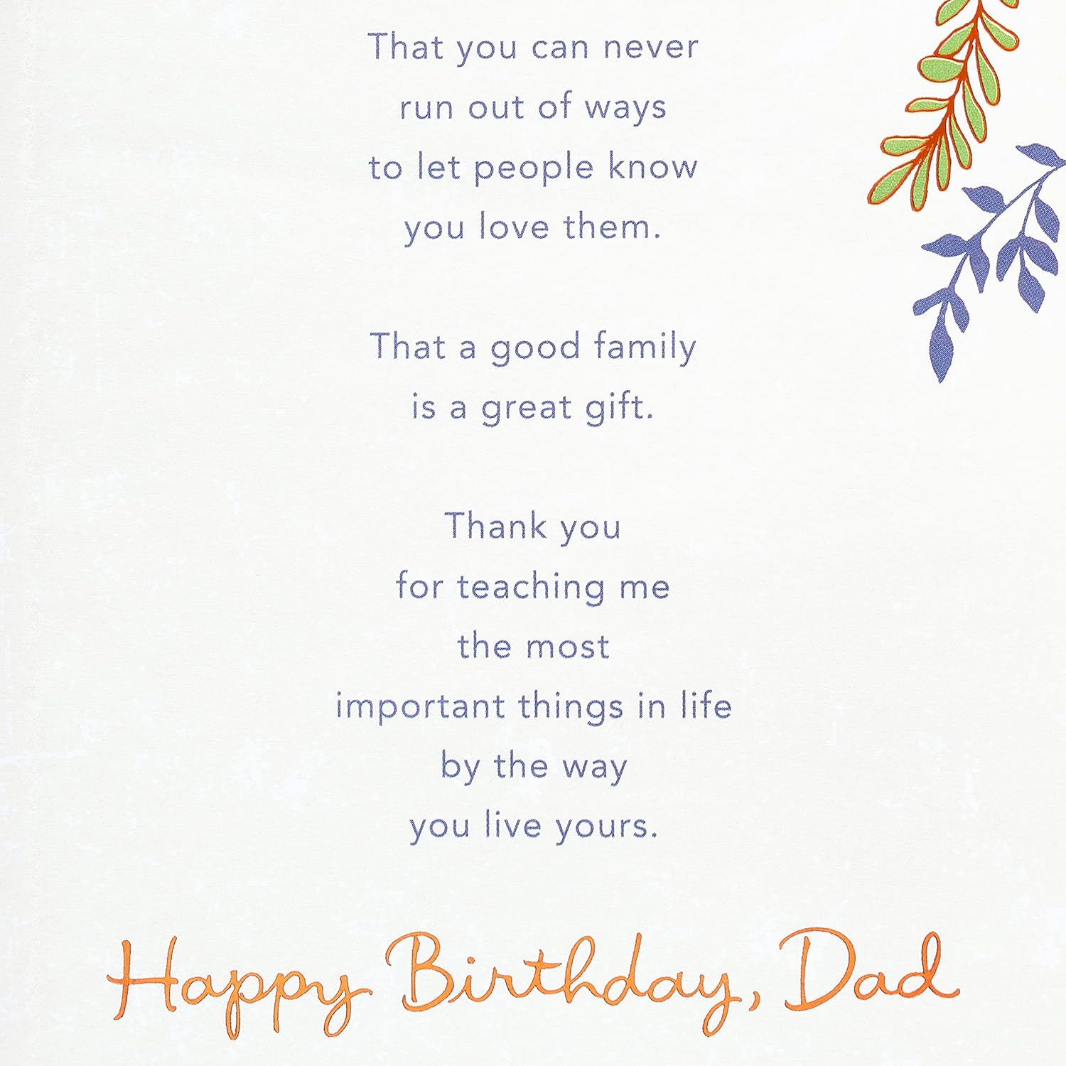 American Greetings Birthday Card for Dad (You've Taught Me) - Image 4