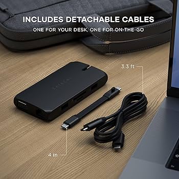 Amazon.com: SATECHI 9 in 1 USB C Hub, Multiport Adapter with