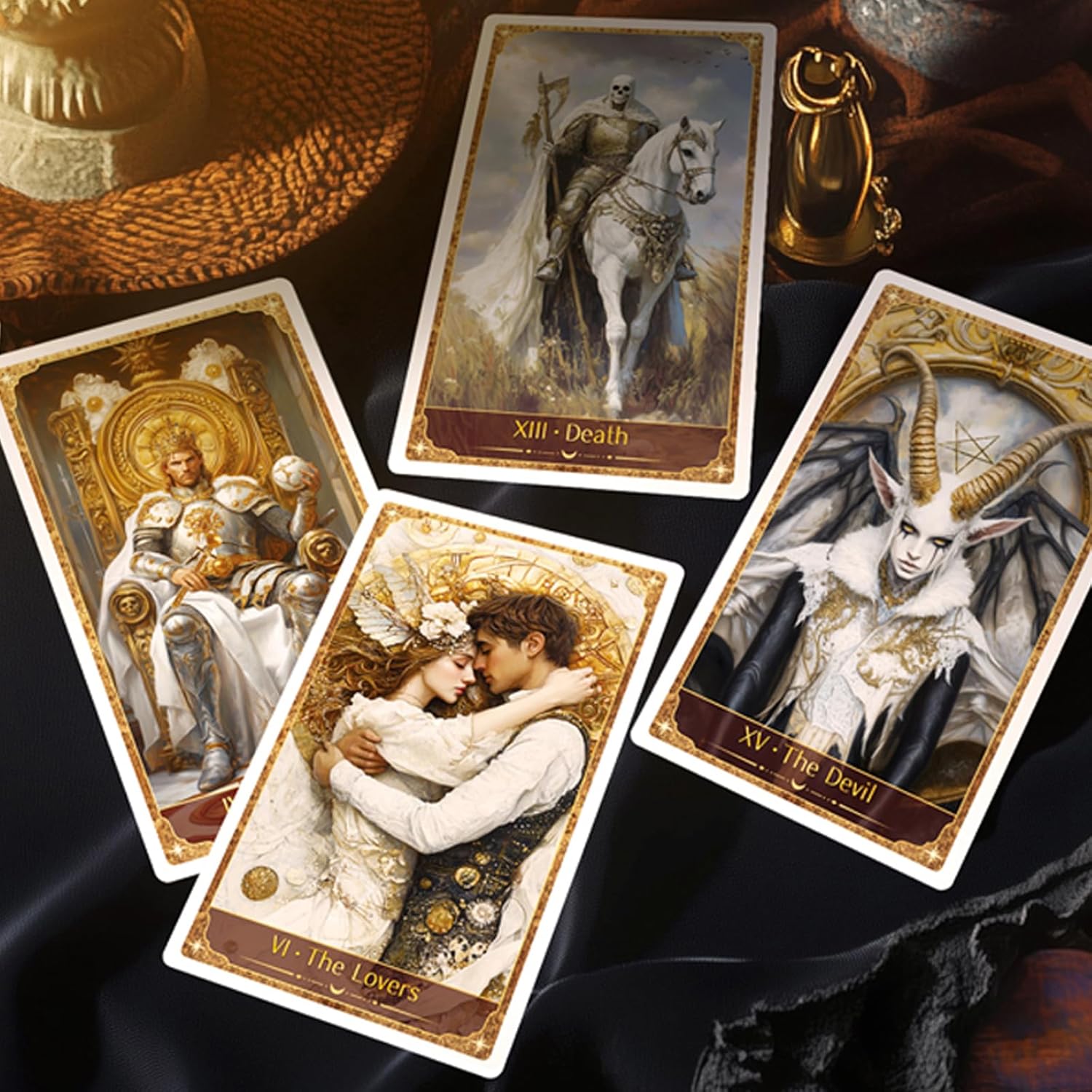 Sacred Tarot Card, Beginner and Expert Original Tarot Electronic Guide，Original and Beautiful Everyday Witch Decks, Divination Tools for All Skill Levels.