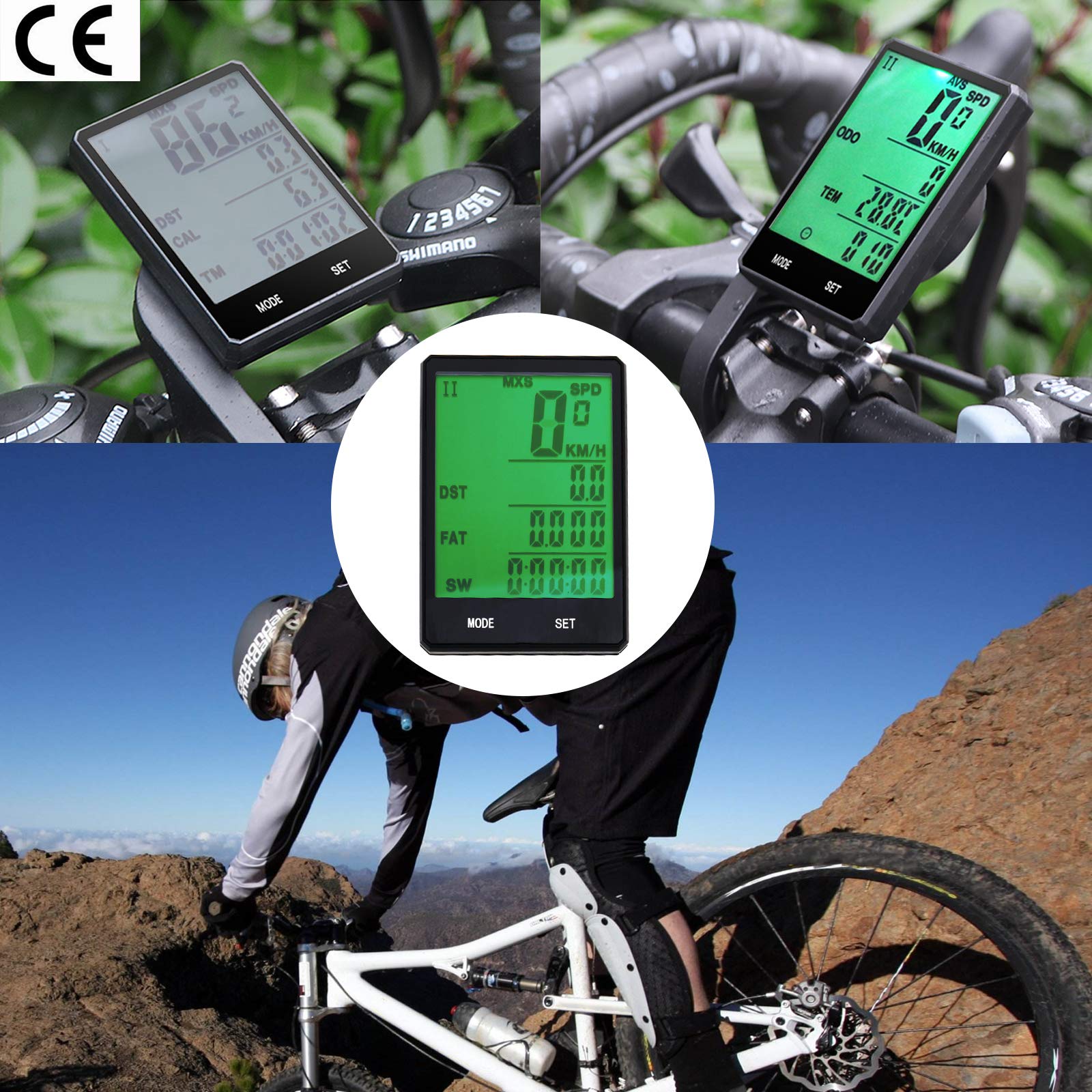 Gps Per Bici Contachilometri Wireless Per Bici Digitale Impermeabile Senza A 491318 - Foto 2