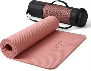 ECOHP Premium Anti-Skid Yoga Mat with Carry Bag | 6mm Thick TPE Exercise Mat for Yoga, Pilates & Workout | Extra Cushionin... Price In India