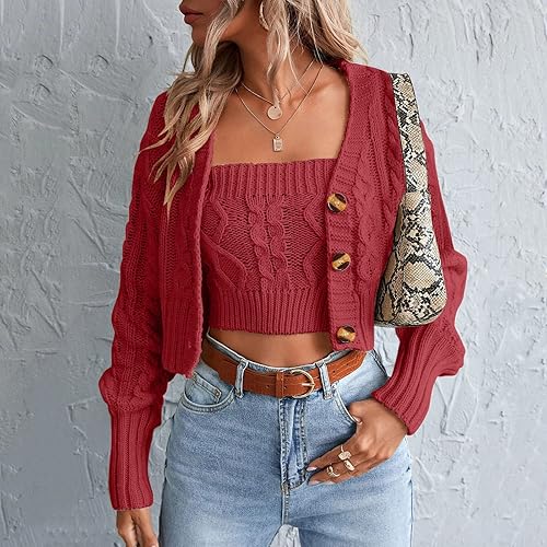 Miniatura 2 de Suéter casual para mujer, cuello con cremallera de un cuarto, manga larga, cuello barco, tejido grueso, asimétrico, blusa