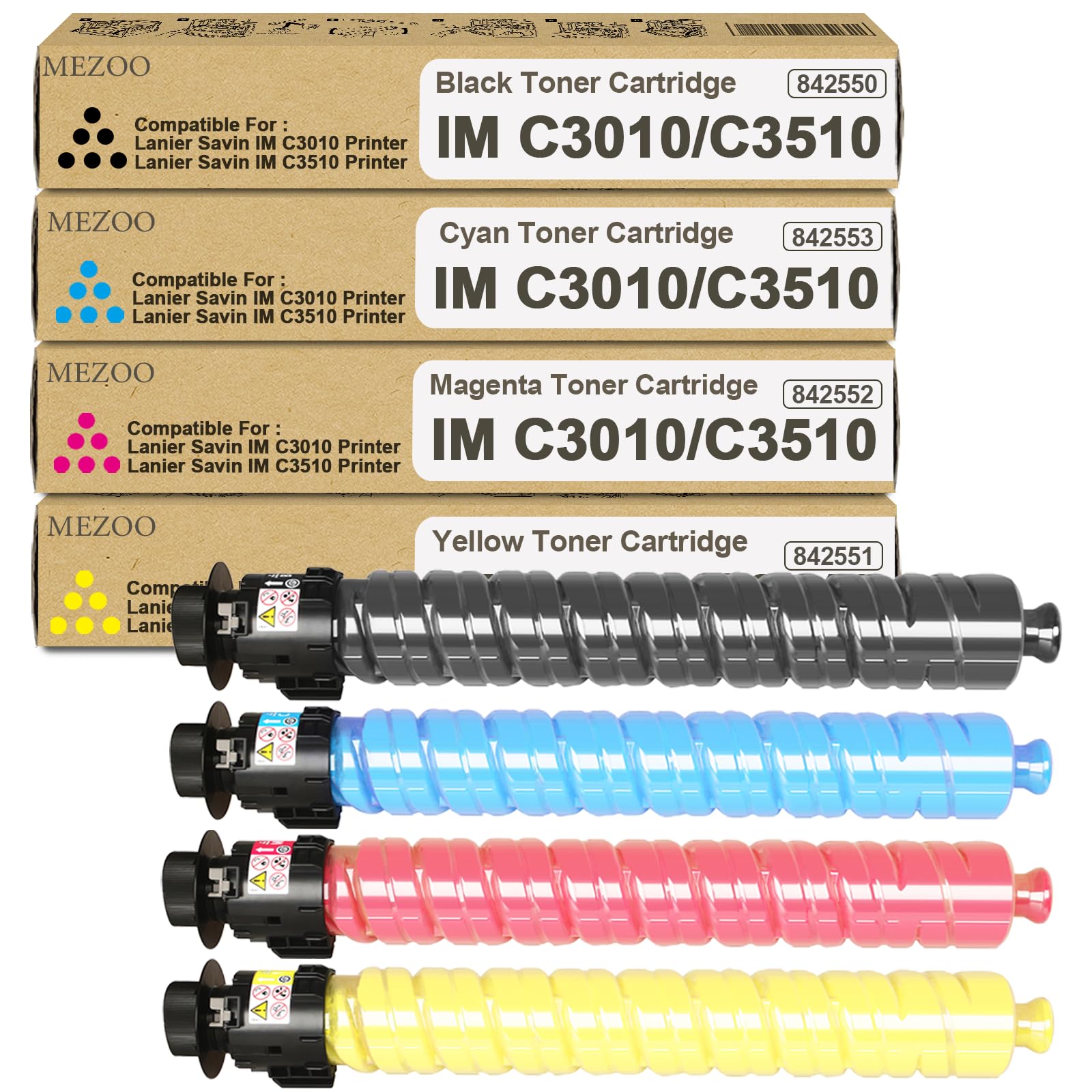 IM C3010 IM C3510 Toner Cartridge High Yield 842550 842553 842552 842551