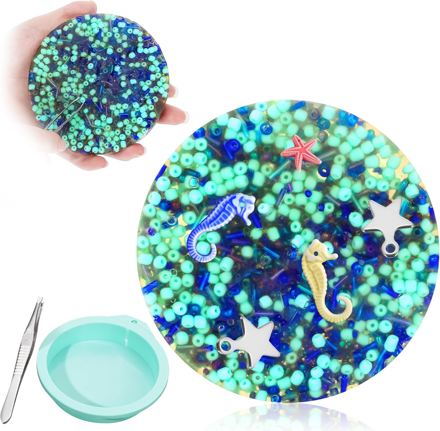 Reusable Picky Fidget Pad Over 30 Times – Skin Picking Relief Toy Kit for Adults Kids Anxiety Stress Relief ADHD & OCD, Portable Sensory Fidget Toy for Dermatillomania Trichotillomania