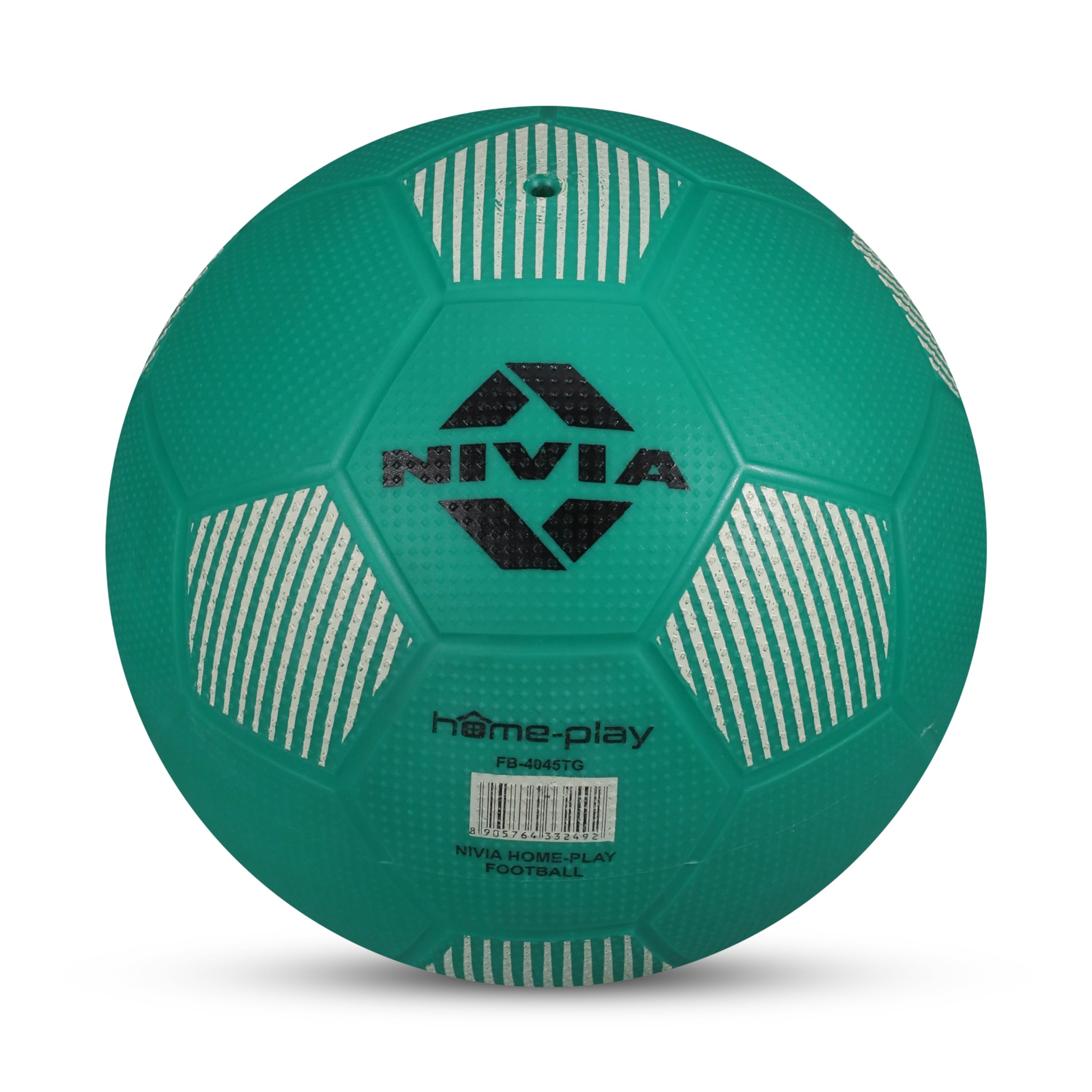 Nivia Home Play Mini Football for Kids, Soft & Lightweight Toy Ball, Safe for Indoor Play, Size - 3 (Teal Green), Pack of 1 1