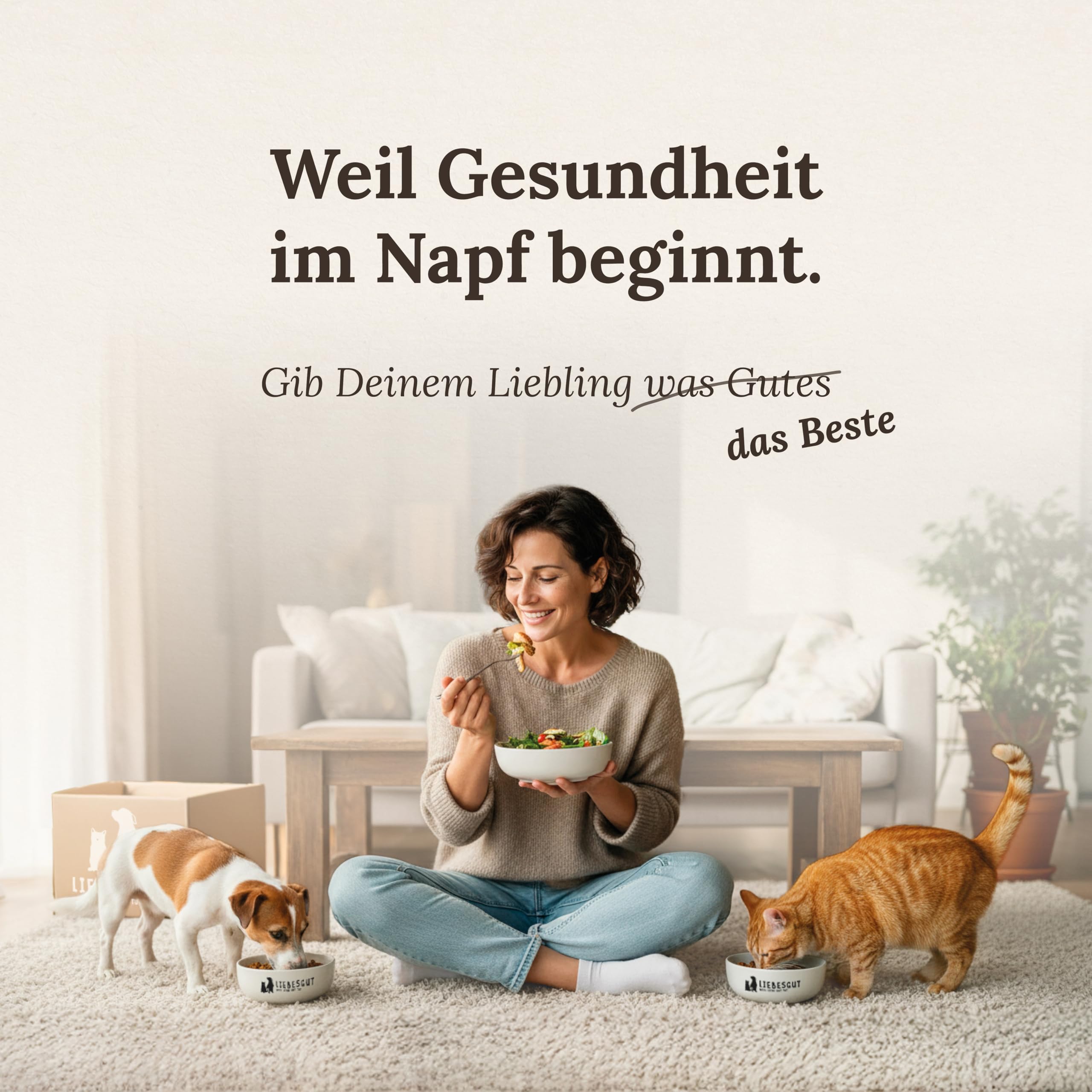 Bio Hundefutter Nass Hirsch mit Obst und Hirse, extra viel Fleisch, 6x800g, produziert in Bayern