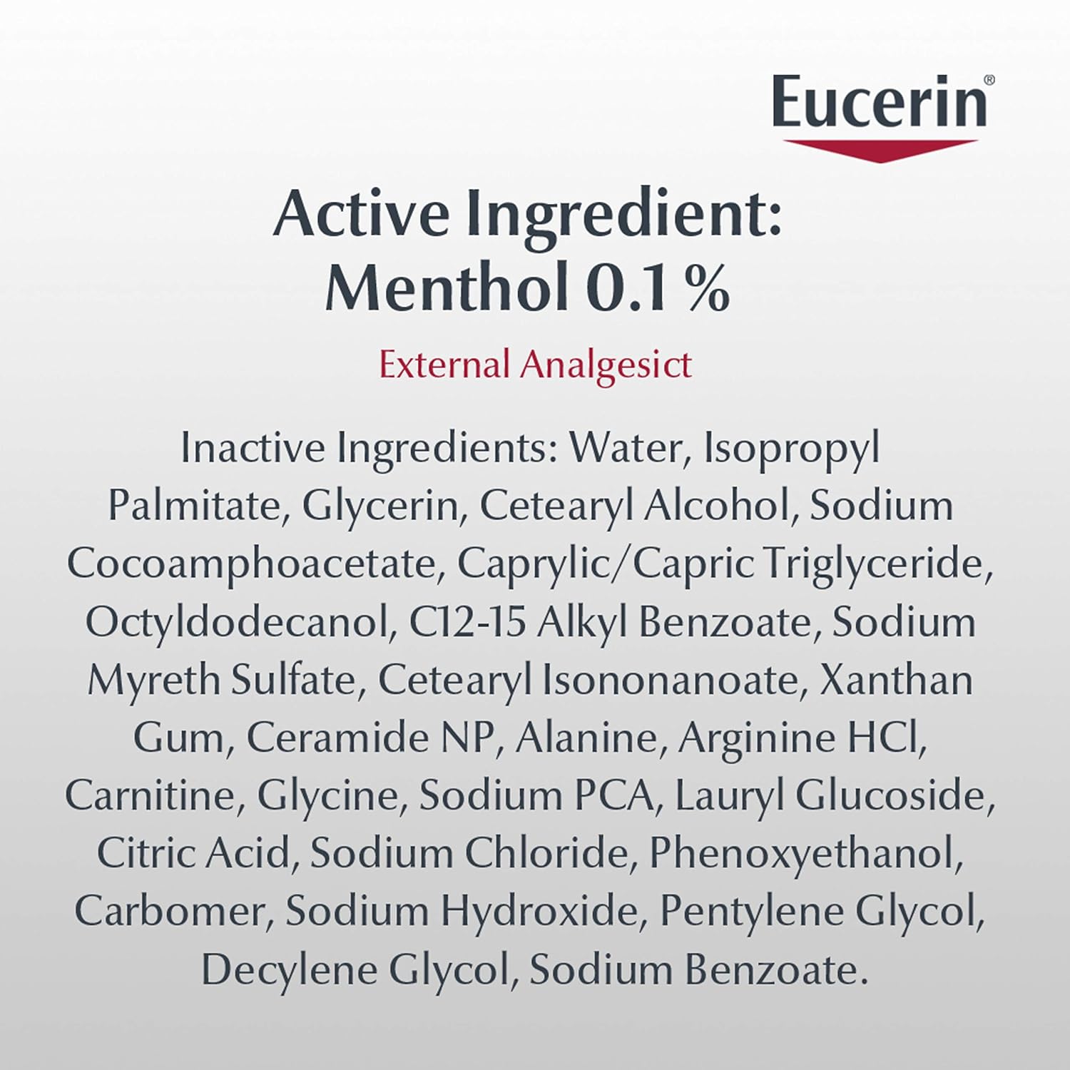 Eucerin Itch Relief Intensive Calming Lotion, Itch-Relieving Lotion for Sensitive Dry Skin, 8.4 Fl Oz Bottle : Beauty & Personal Care