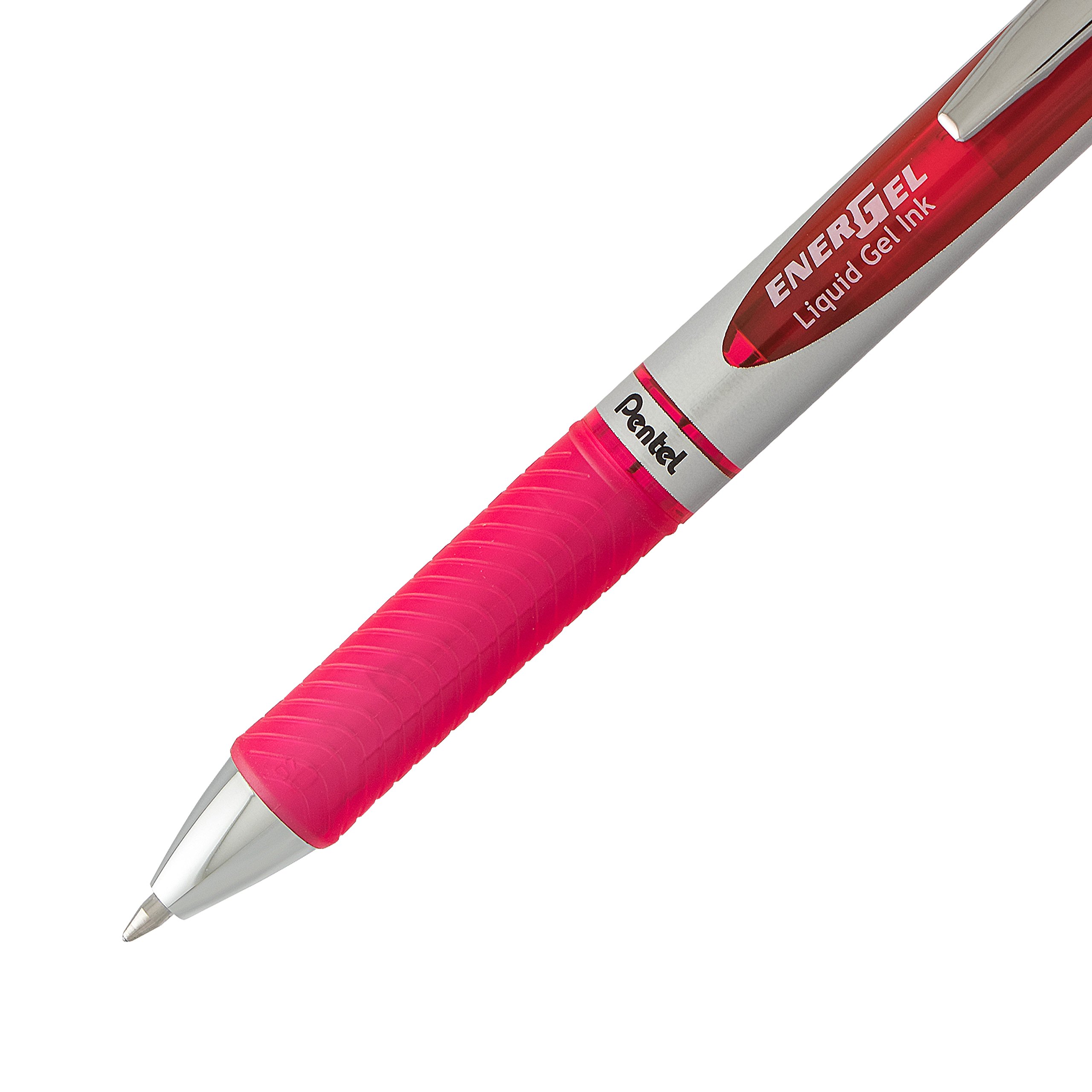 Pentel EnerGel RTX Retractable Liquid Gel Pen .7mm 2/Pkg-Pink & Violet