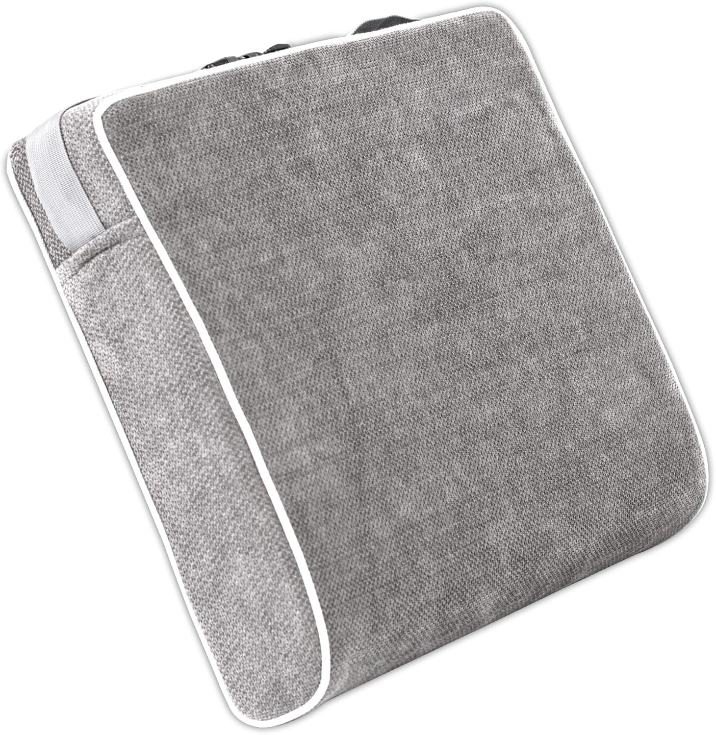 Cuscino per sedia da ufficio, extra large, spesso 10,2 cm, in memory foam, per sedie da ufficio, sedile auto, per alleviare il dolore al coccige, sciatica