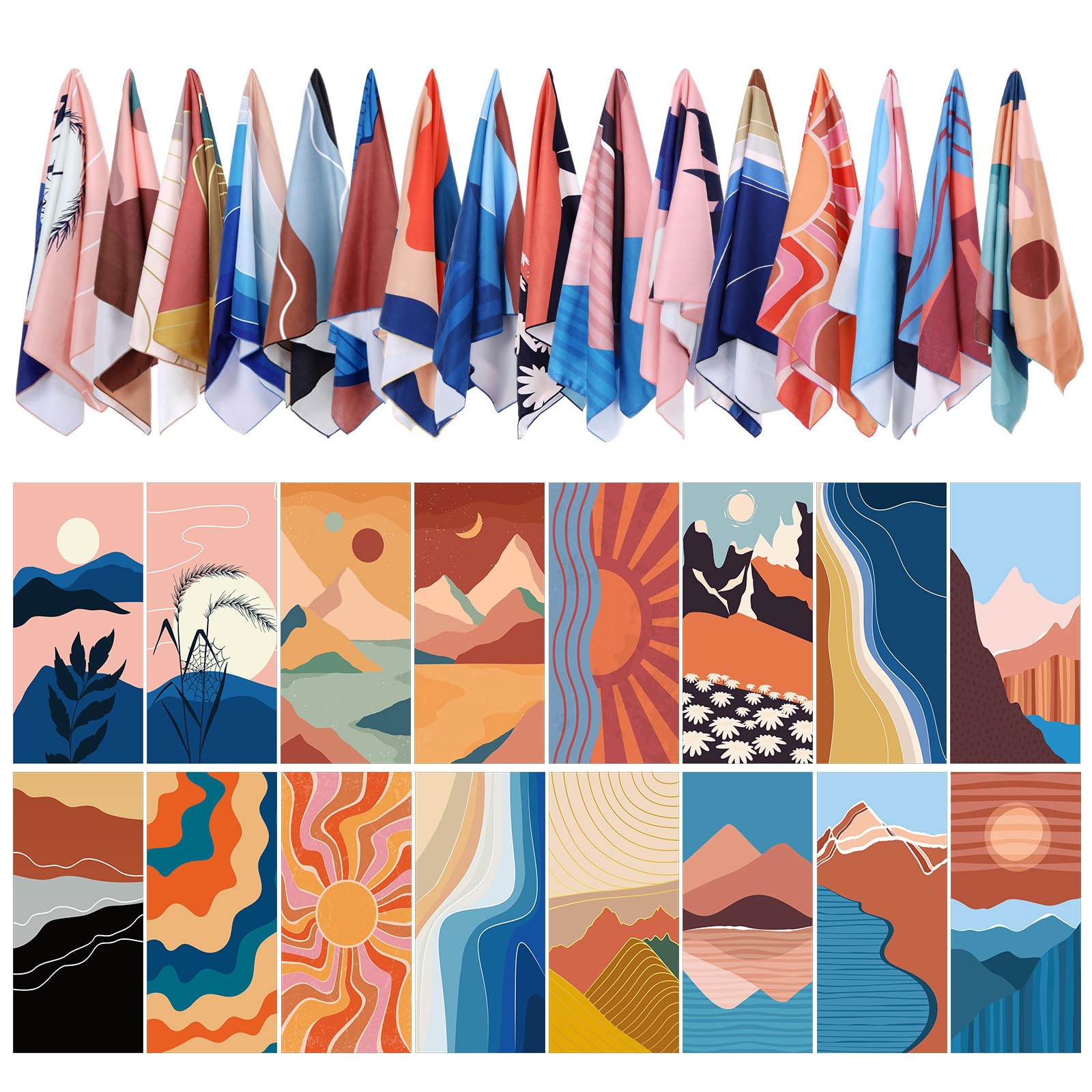 Photo 1 of Redbaker Oversized Beach Towel Set - 16 Pack
