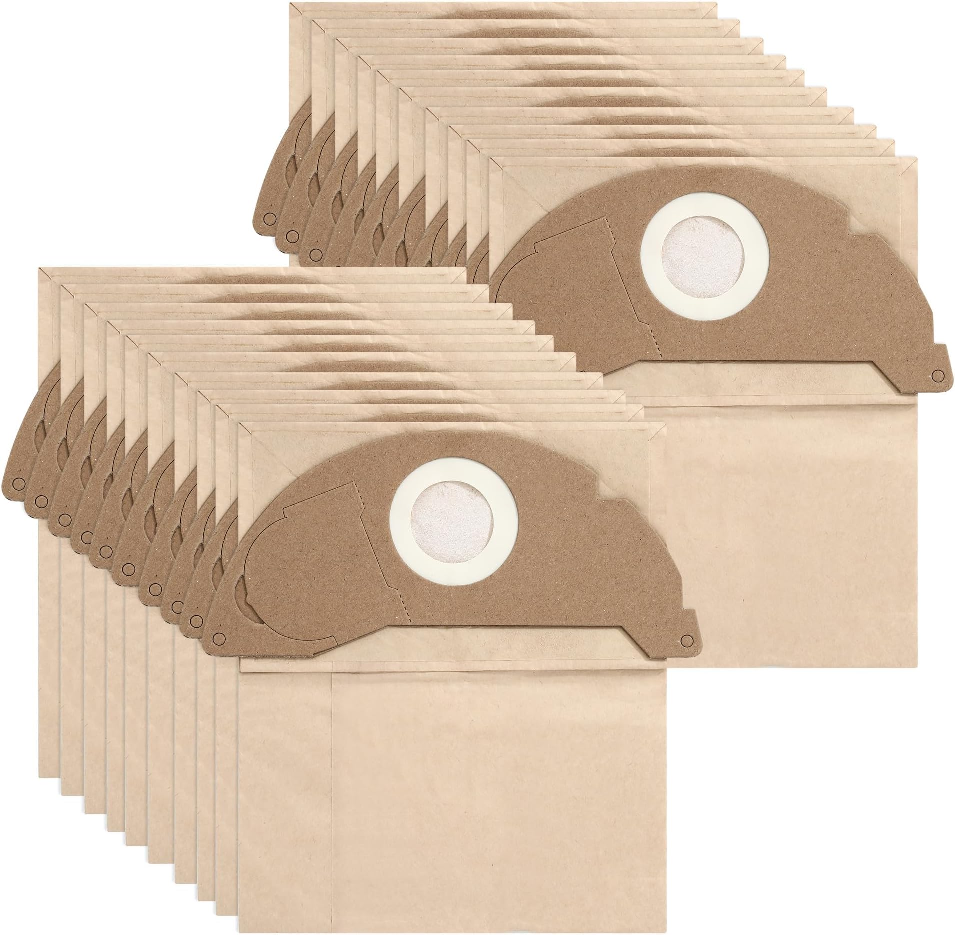 20 Stück Staubsaugerbeutel Für Kärcher WD2 & WD2 Premium - Hocheffiziente Filterbeutel 6.904-322.0