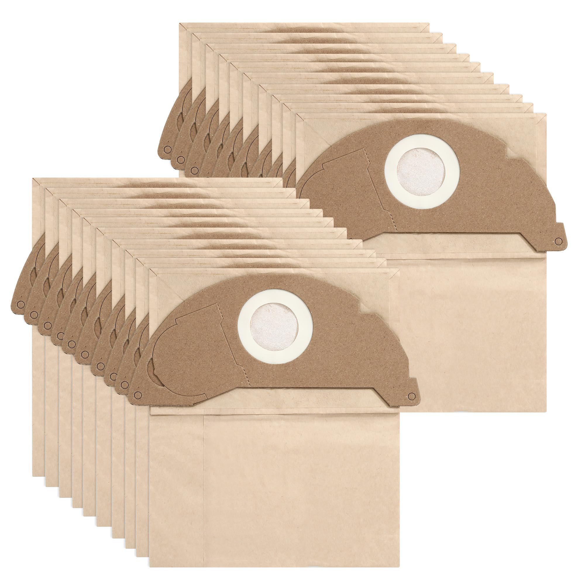 20 stück Staubsaugerbeutel für Kärcher WD2,Ersatzbeutel,Beutel 6.904-322.0,Passend für Kärcher WD2 Premium MV2 WD 2.200 bis WD 2.550 Paper Filter Bags