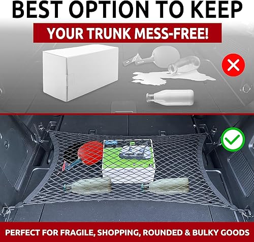 Miniatura 5 de Red de carga para maletero estilo piso para Ford Explorer Base ST XLT Limited 2020-2025 – Accesorios de coche – Organizadores y almacenamiento de