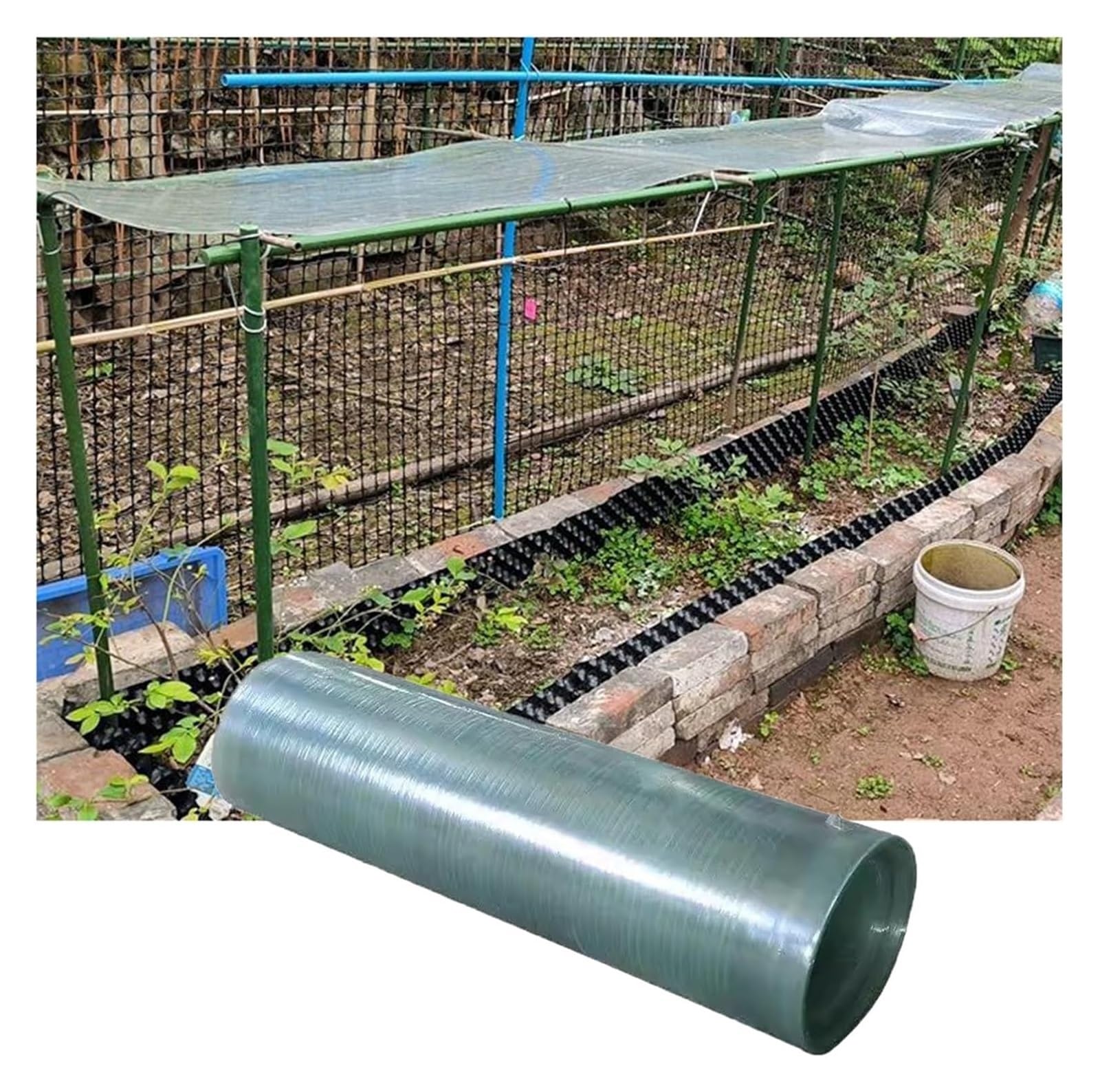 Hoja de plástico acrílico transparente de 0,6 x 12 m, cubierta de invernadero resistente a la lluvia, aislamiento para toldo y cochera al aire libre, fácil de doblar y cortar, tablero resistente al