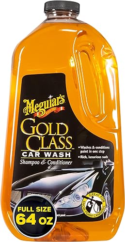 Líquido limpiador para autos Meguiar 's Gold Class, Champú y acondicionador para lavar carro