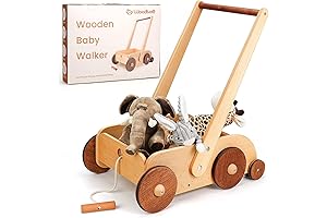 Sturdy Wooden Moover, a Perfect Walker for Little Explorers