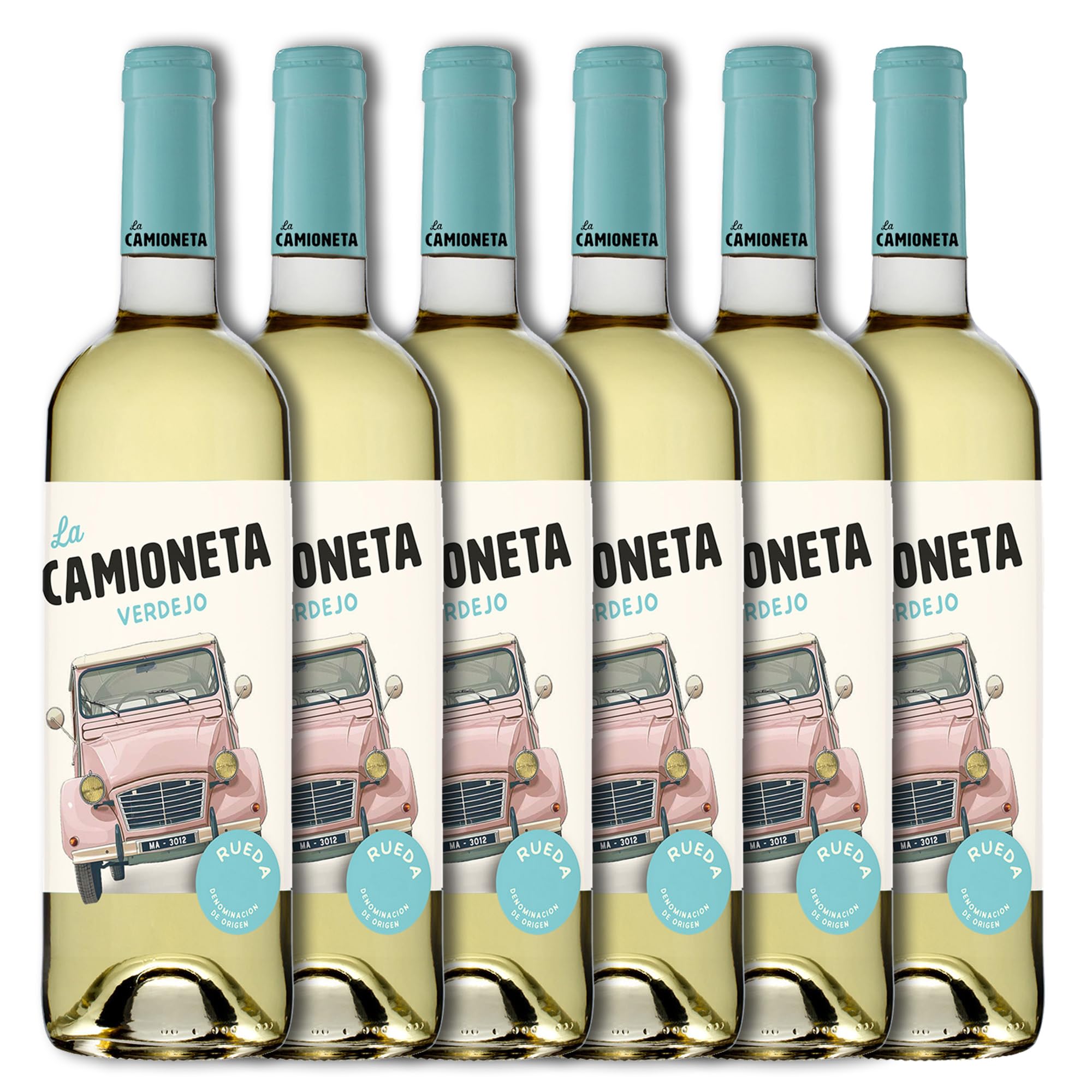 La Camioneta Verdejo Blanco D.O Rueda - Paquete de 6 x 750 ml - Total: 4500 ml