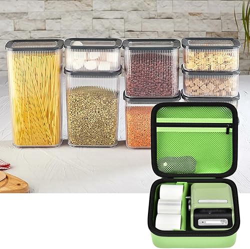 Miniatura 6 de ALKOO Funda compatible con la impresora térmica inalámbrica NIIMBOT B21 B1, soporte para etiquetadora sin tinta y recargas de cintas de etiquetado,