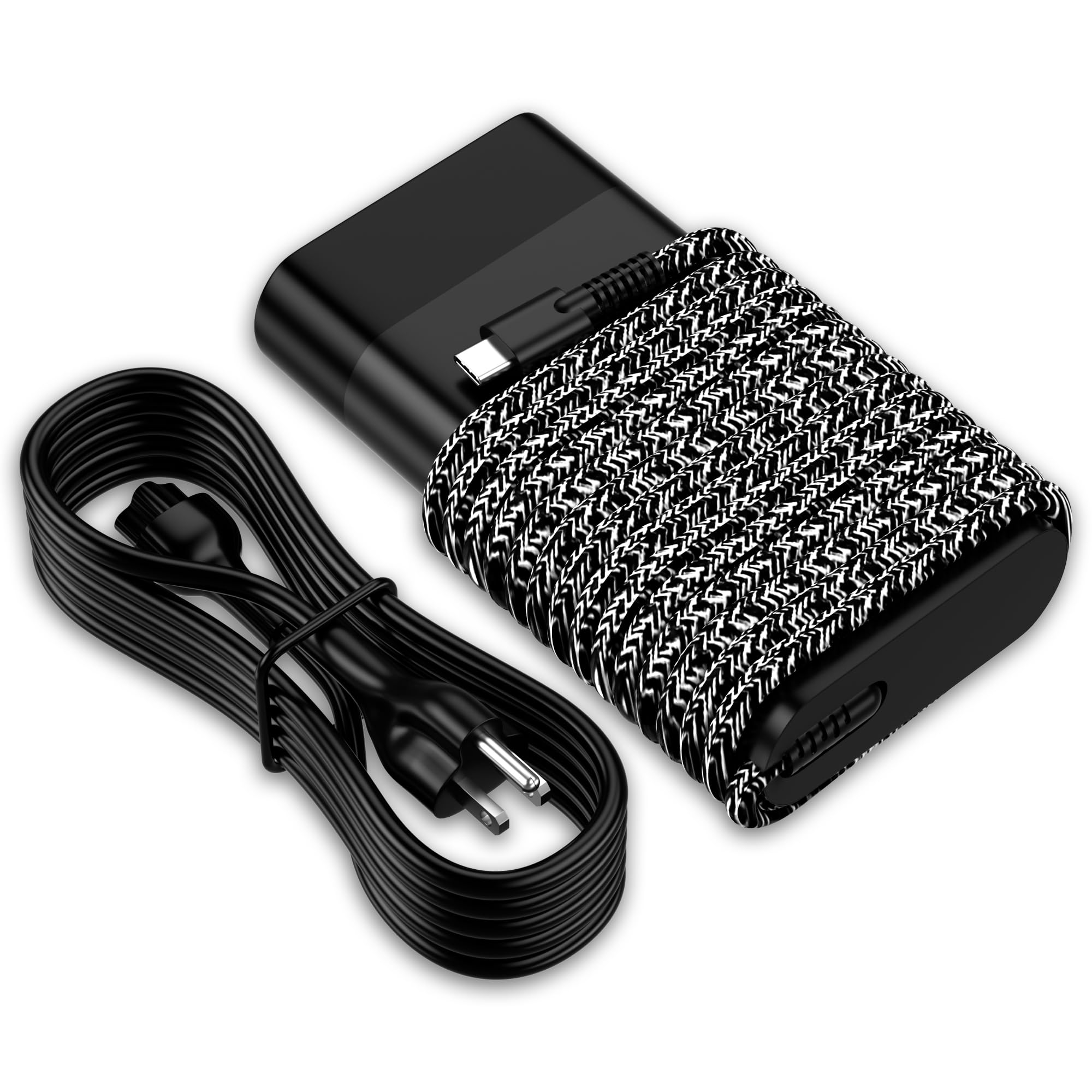 EHECAPAR 65W USB C Laptop Charger Compatible with HP Spectre x360, Spectre, Envy, Elitebook x360, Elite x2, ProBook, Chromebook, New Slim Computer