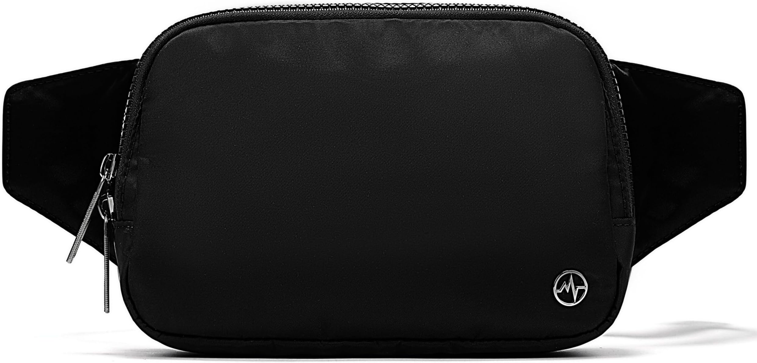 Pander Everywhere Belt Bag Large 2L, Waterproof Everywhere Fanny Pack Purse for Women and Men with Adjustable Strap., Black Onyx, Large, Solid