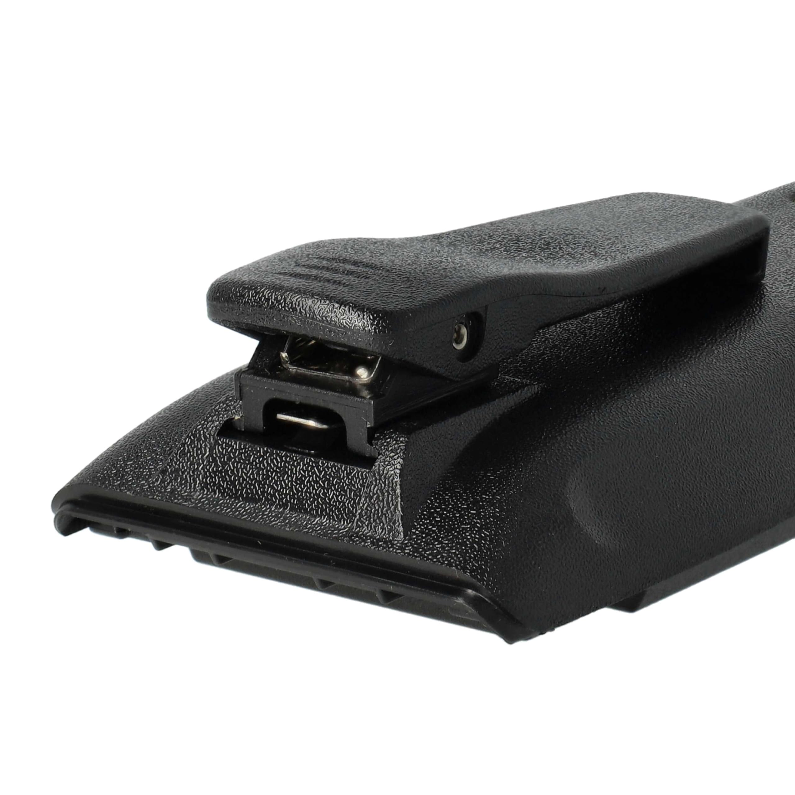 vhbw 2X batería Compatible con Motorola DP1400, GP3188, EP450, CP380, CP360 Radio (1400 mAh, 7,2 V, NiMH) + Pinza