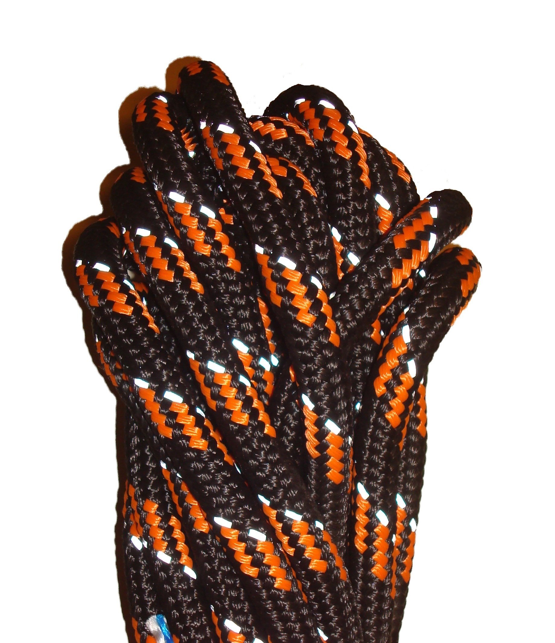 MIXTRADER Light Reflective Fluorescent Polypropylene Rope 6mm (20m, Black)