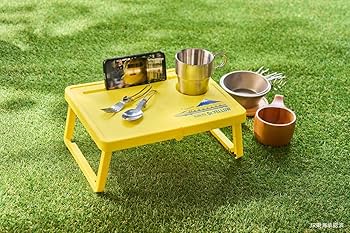 Coleman 折りたたみテーブル イエロー 2000020278--01.jpg