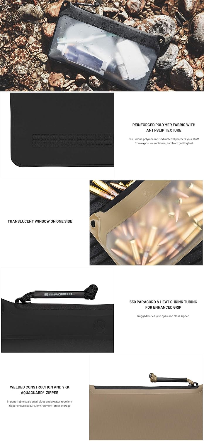 Magpul DAKA Window Pouch Zippered Tactical Range Tool and Gear Bag - Image 4