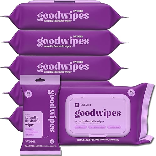 Miniatura 16 de goodwipes Toallitas Desechables por el Inodoro para el Trasero - Toallitas Húmedas Extra Grandes para Adultos para Mujeres y Hombres - Esenciales