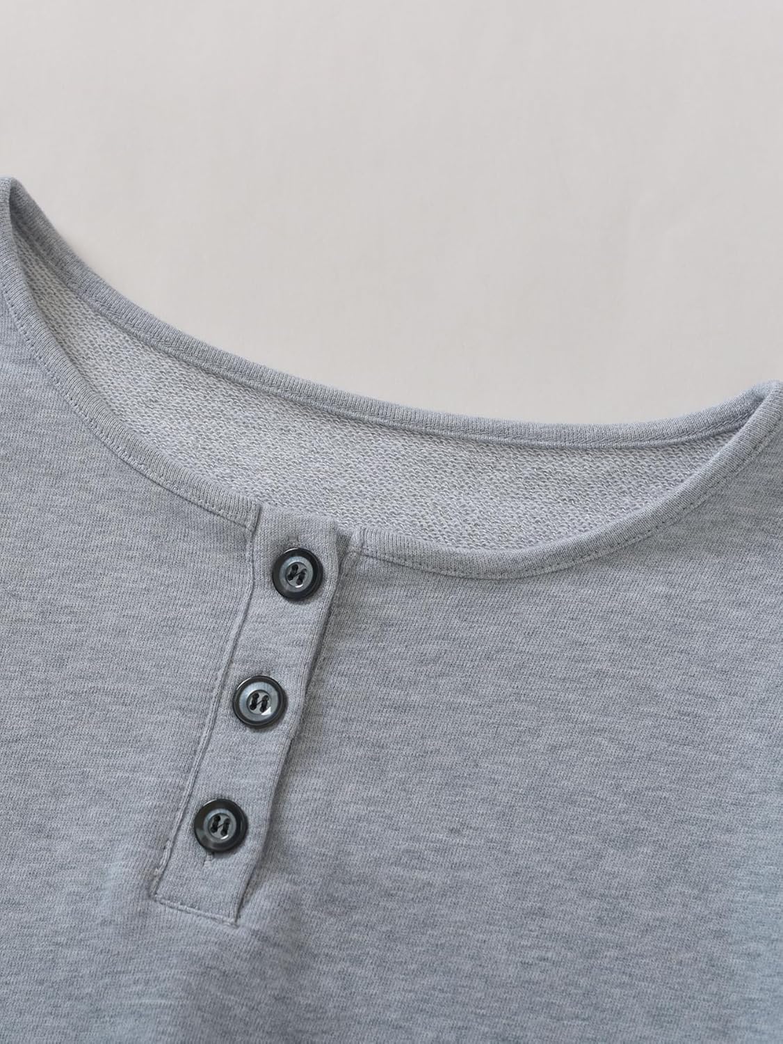 Weintee Women's Petite Sweatsuits Button Down Sweatshirt and Sweatpants Sets Cotton Jogging Suits - Image 4