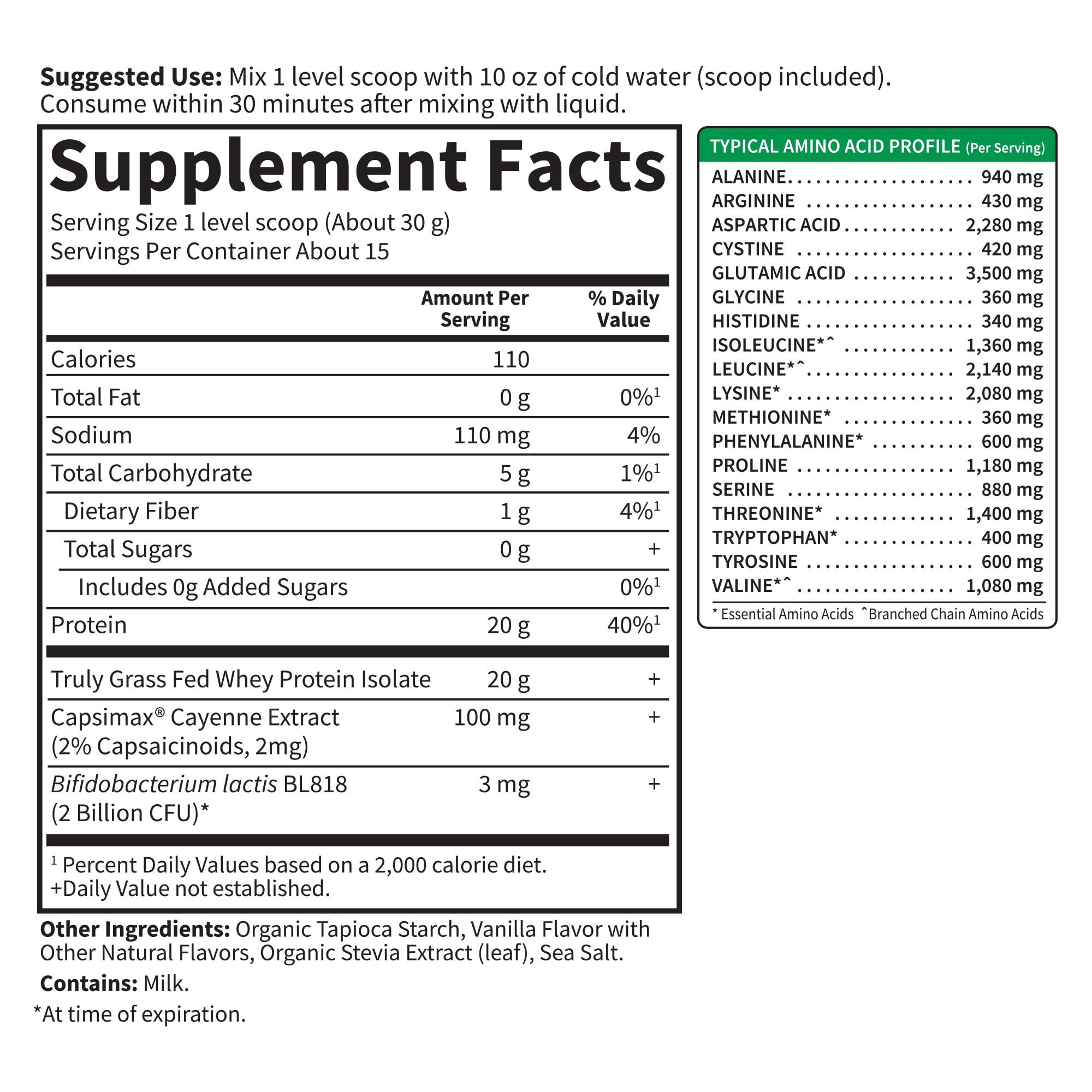 Garden Of Life, Whey Grass Fed Weight Management Sport Vanilla, 15.87 Ounce — Amazon image 2