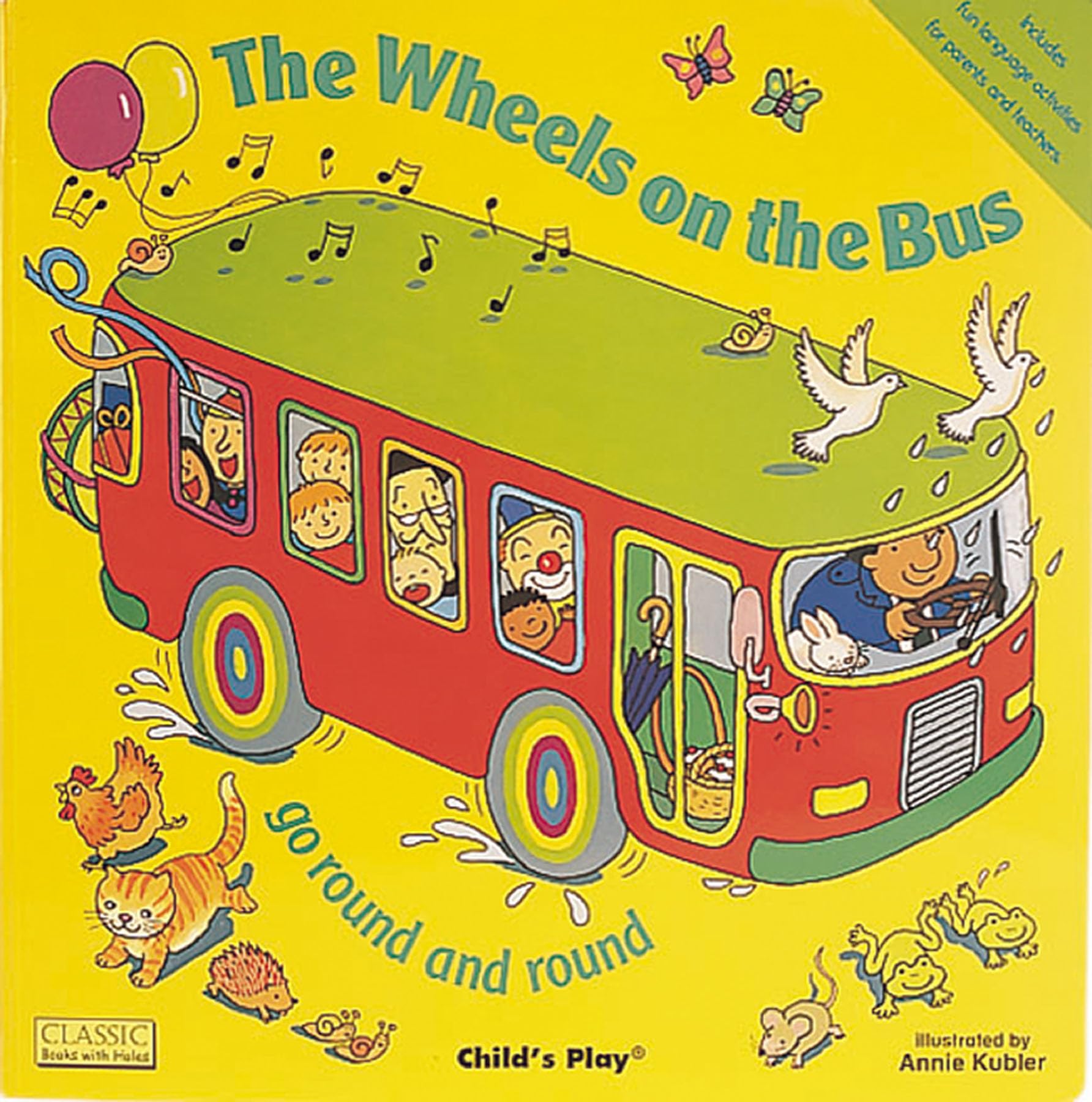 The Wheels on the Bus Go Round and Round (Classic Books with Holes Big Book) Paperback – International Edition, September 1, 2001